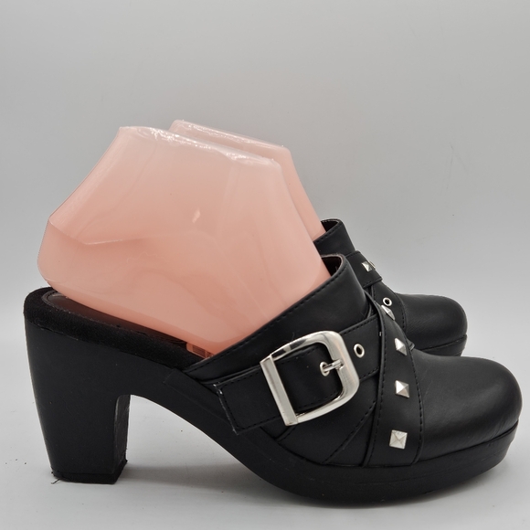 American Eagle studded 3.25" heel studded clogs size 6.5 - Picture 9 of 15